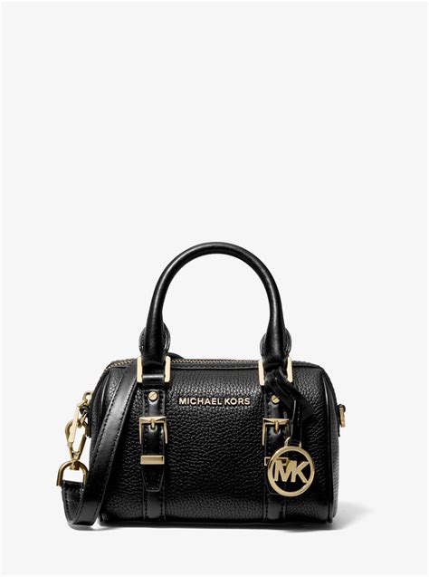 michael michael kors bedford small pebbled leather crossbody bag|michael kors bedford duffle satchel.